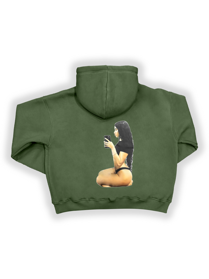 green hoodie - hoes mad